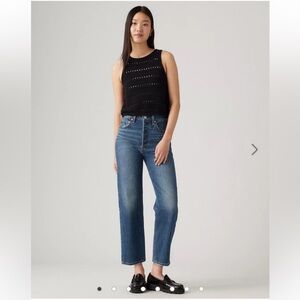 Levi's Ribcage Straight Ankle Petite Jeans